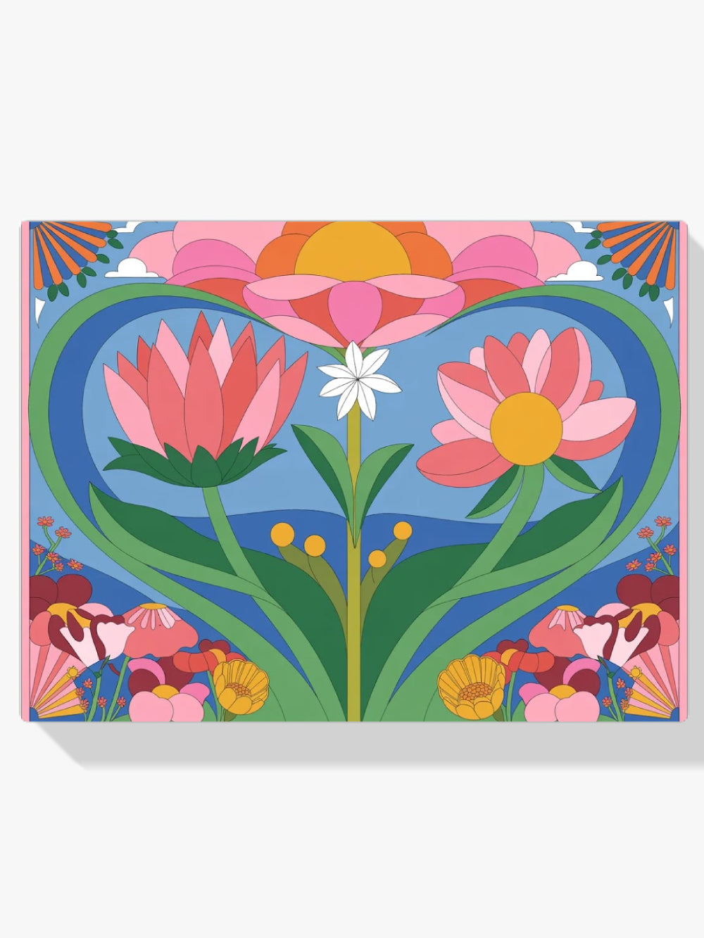 Malen nach Zahlen – Innere Blüte des Friedens