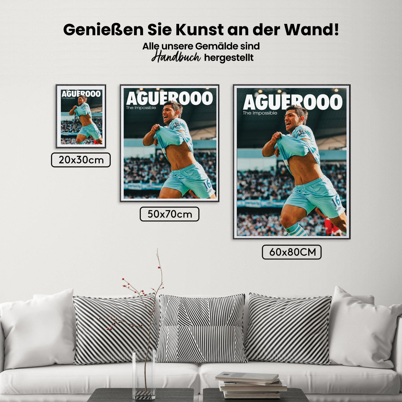 Malen nach Zahlen - Kun Agüero
