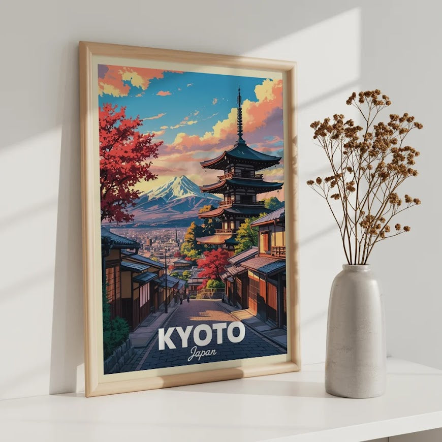 Malen nach Zahlen - Kyoto, Japan
