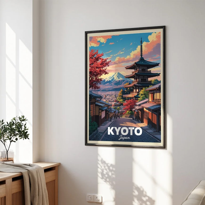 Malen nach Zahlen - Kyoto, Japan