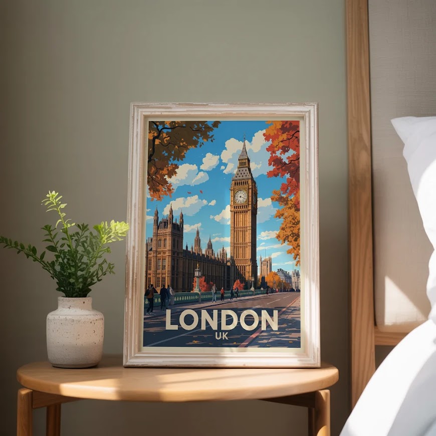 Malen nach Zahlen - London, Großbritannien