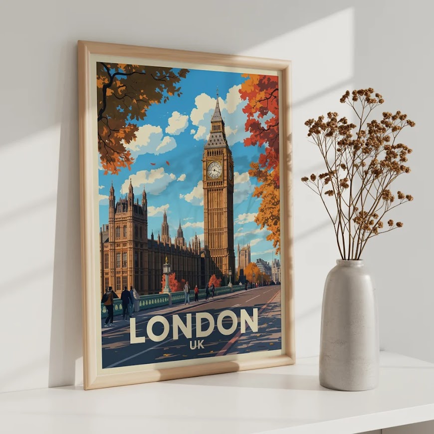 Malen nach Zahlen - London, Großbritannien