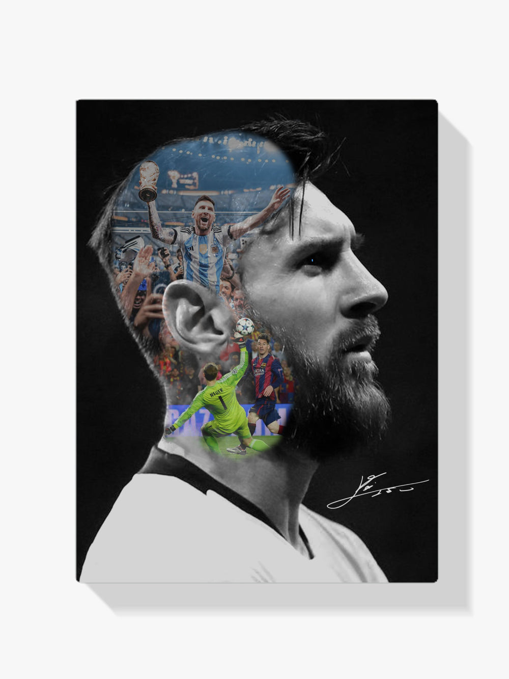 Malen nach Zahlen - Messi