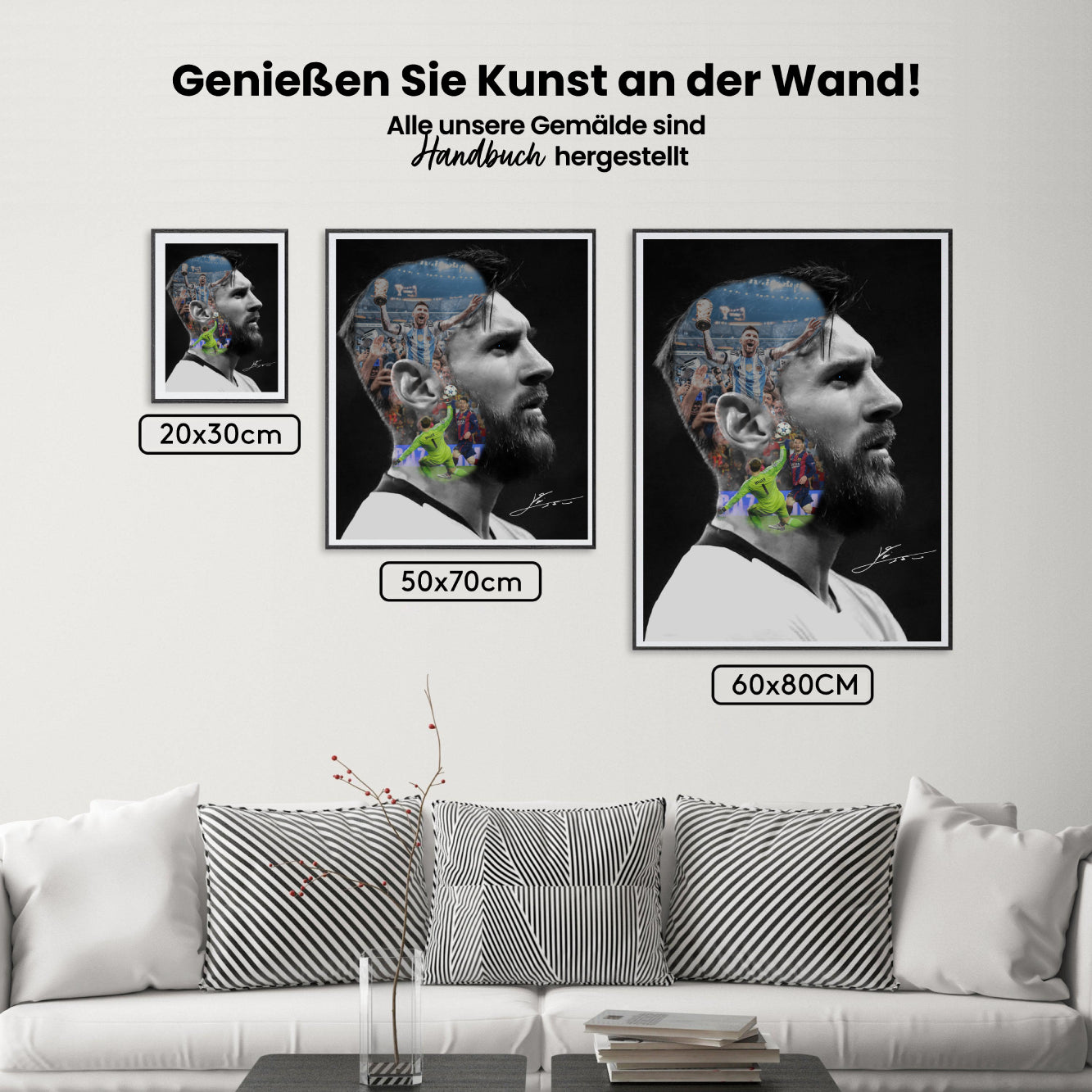 Malen nach Zahlen - Messi