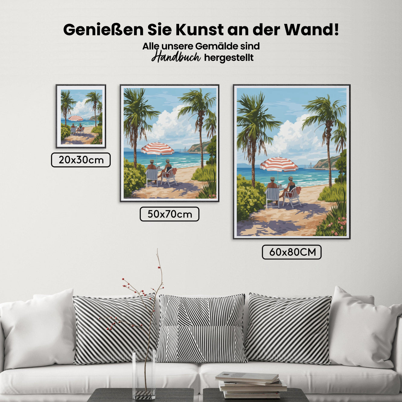 Malen nach Zahlen - Nachmittag am Meer