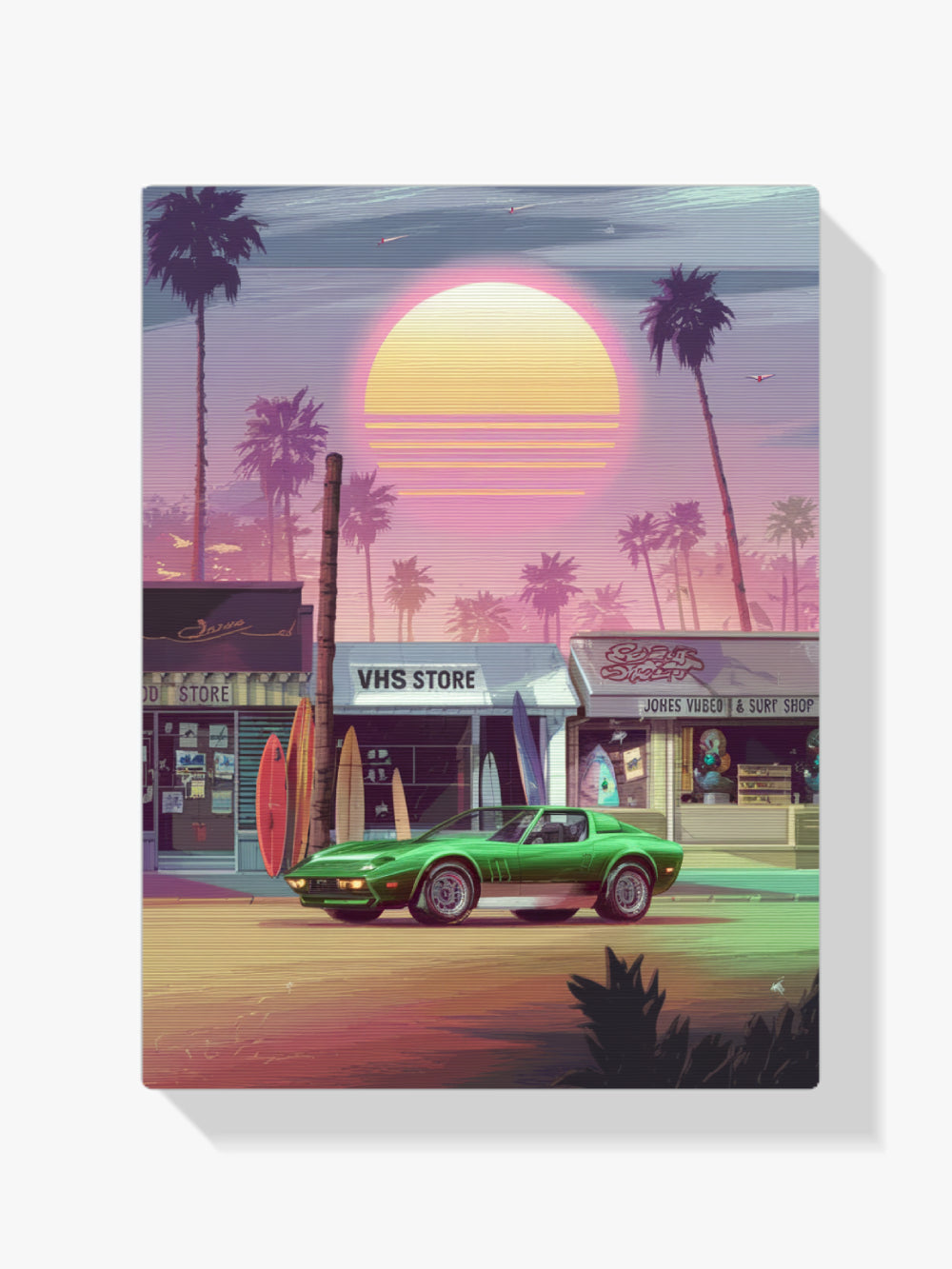 Malen nach Zahlen – Retro Sportwagen