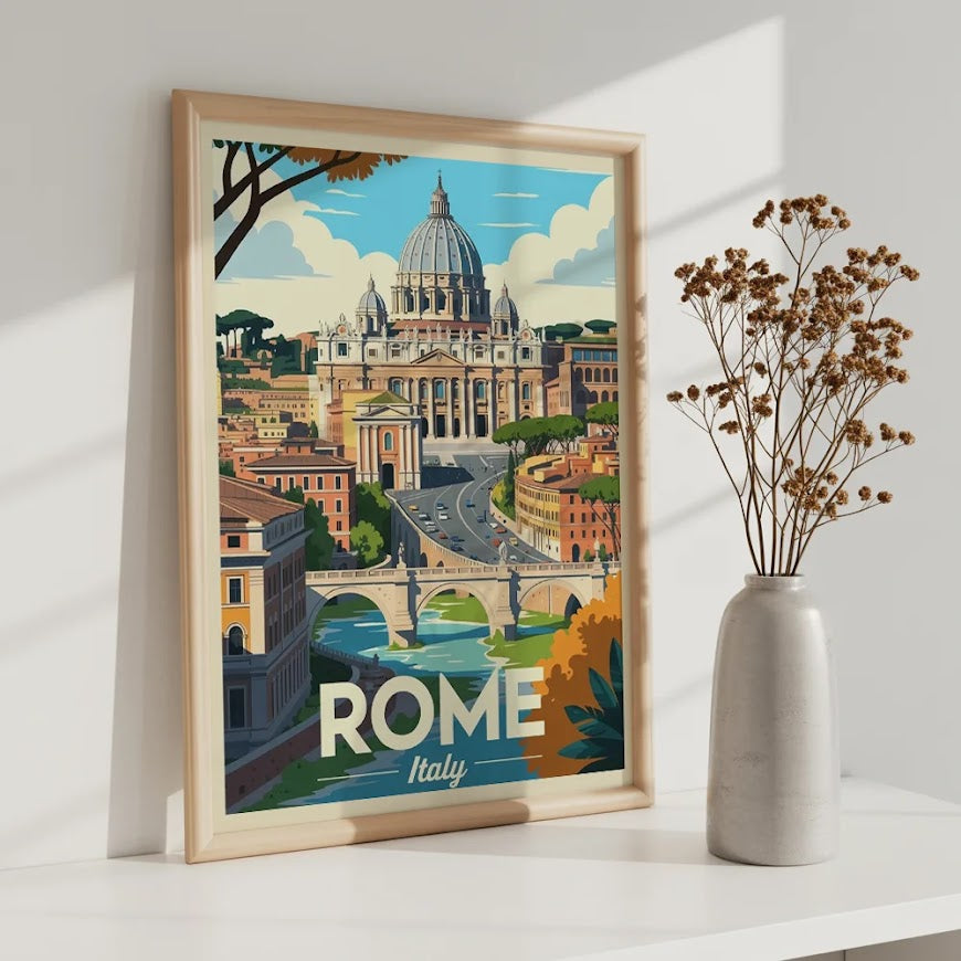 Malen nach Zahlen - Rom, Italien