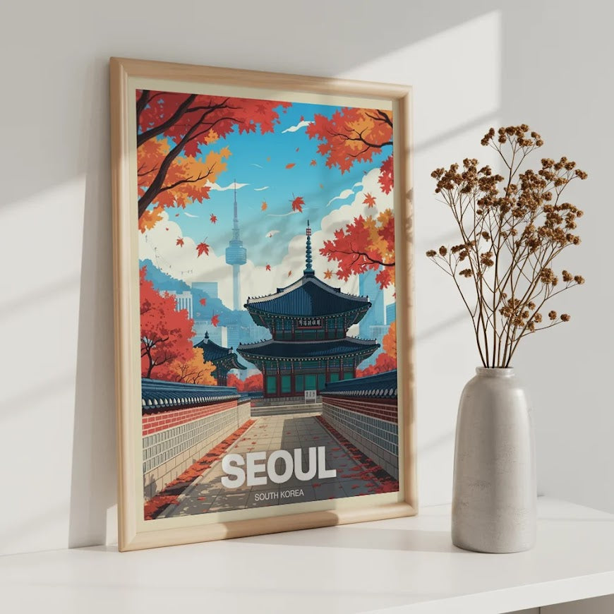Malen nach Zahlen - Seoul, Südkorea