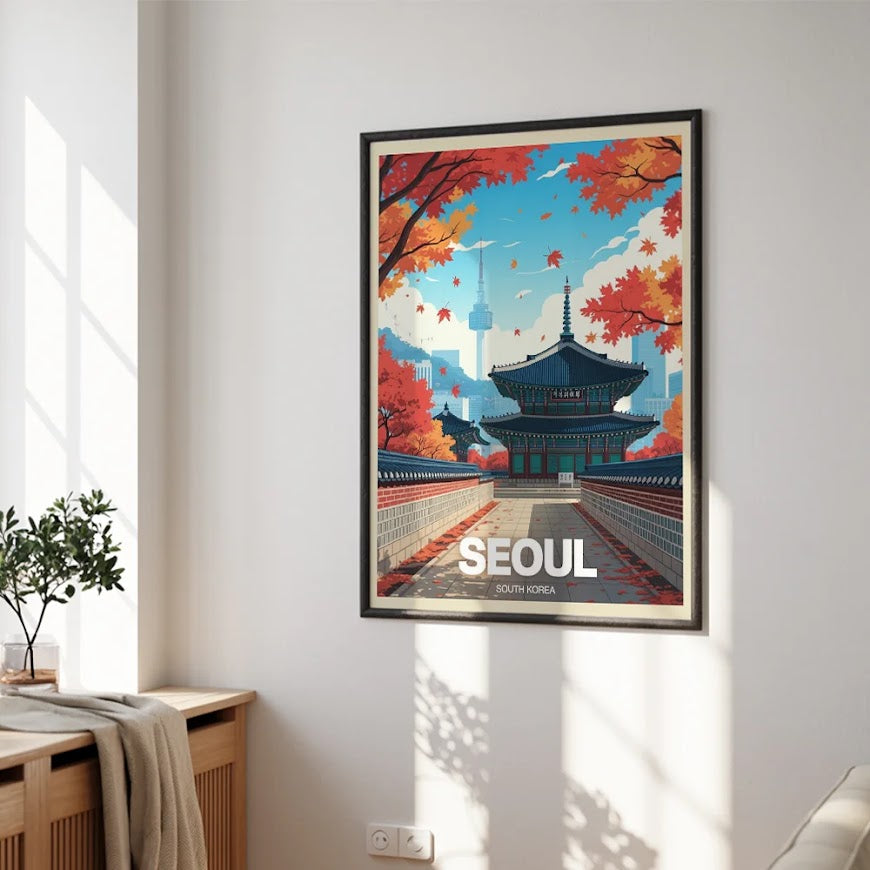 Malen nach Zahlen - Seoul, Südkorea