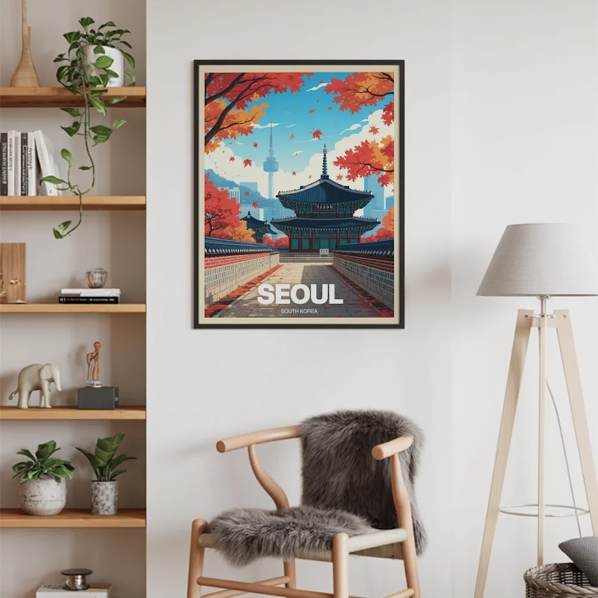 Malen nach Zahlen - Seoul, Südkorea