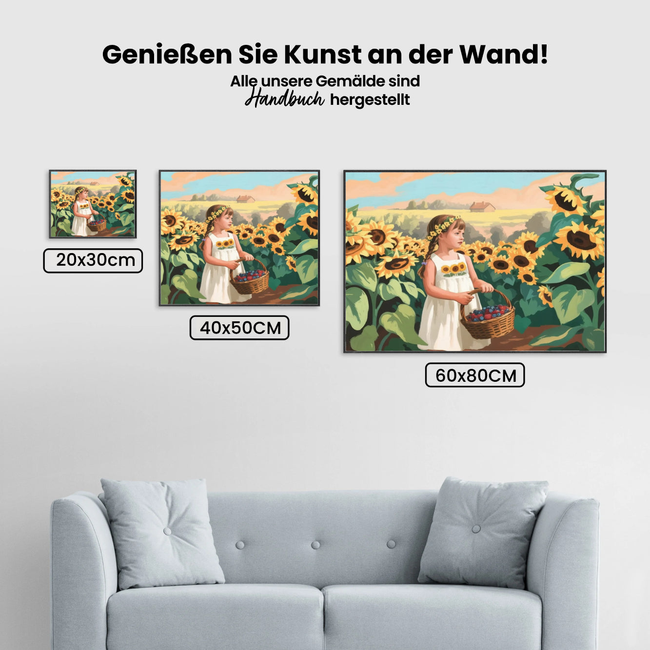 Malen nach Zahlen - Sommer im Herzen
