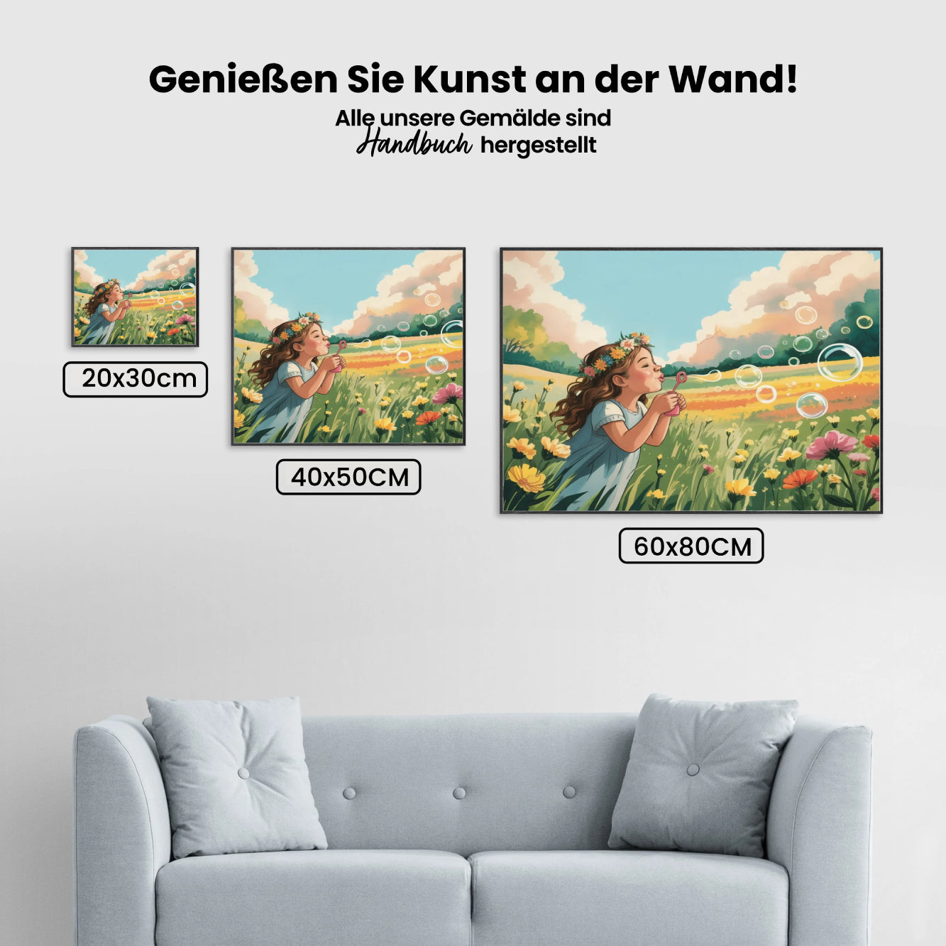 Malen nach Zahlen - Sonnengeküsste Blasen
