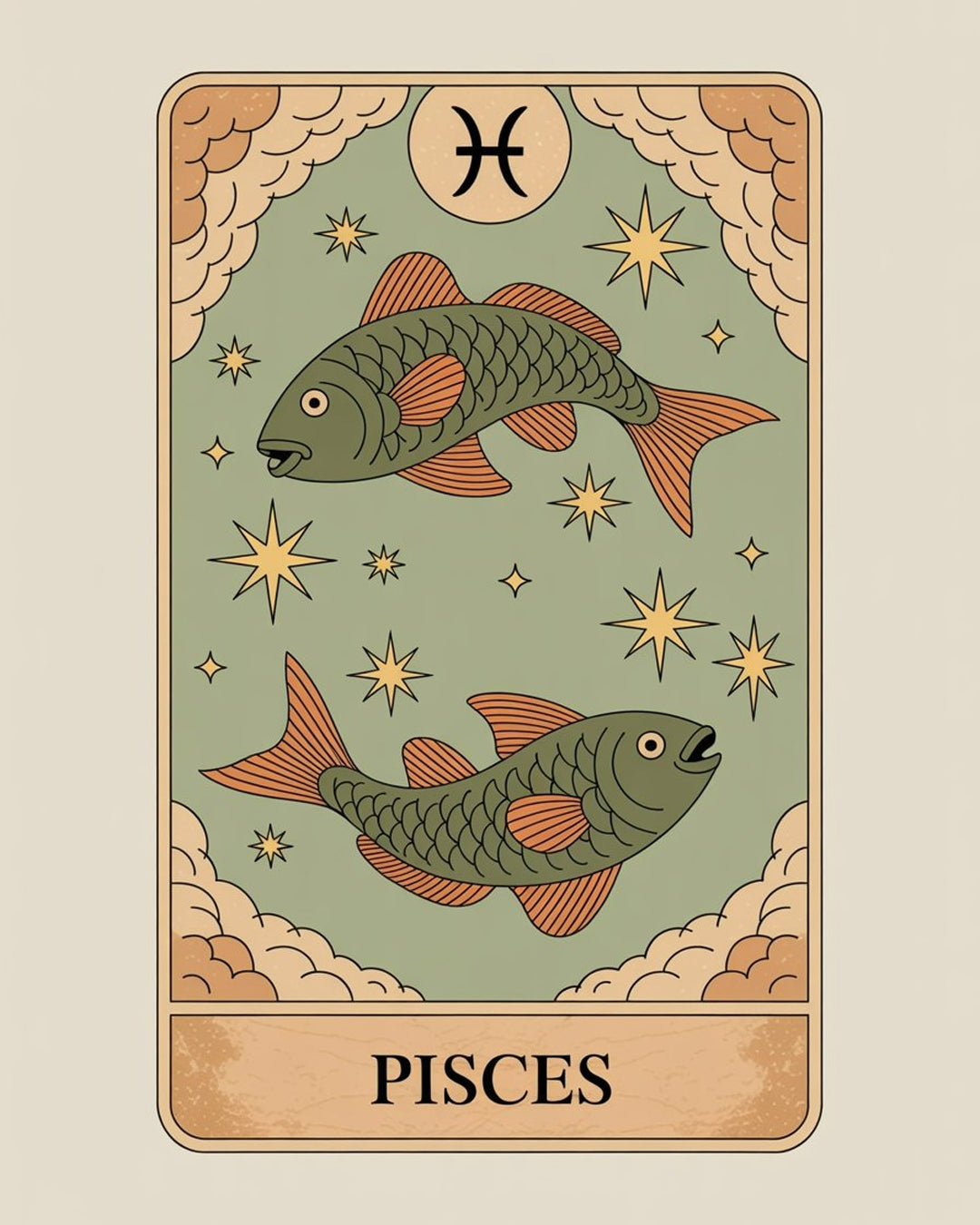 Malen nach Zahlen - Sternzeichen - Fische