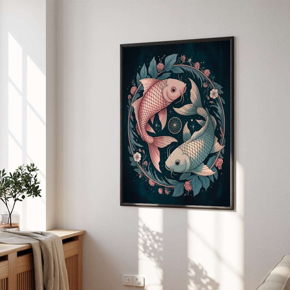 Malen nach Zahlen - Sternzeichen - Fische