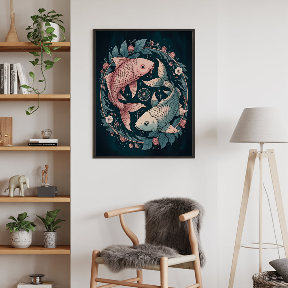 Malen nach Zahlen - Sternzeichen - Fische