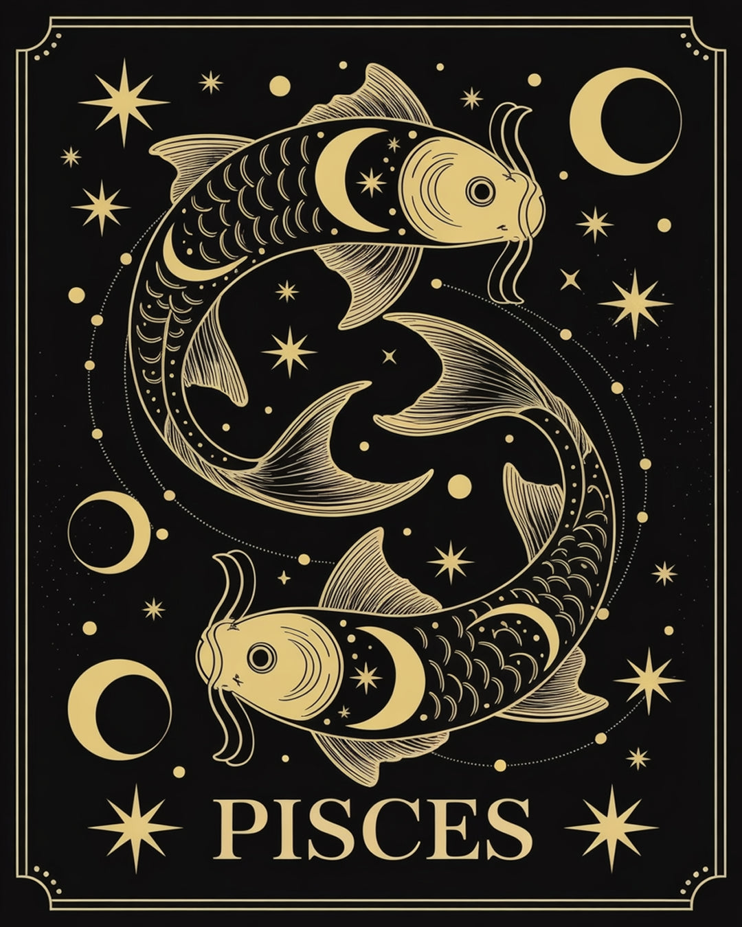 Malen nach Zahlen – Sternzeichen – Fische-4 (2)