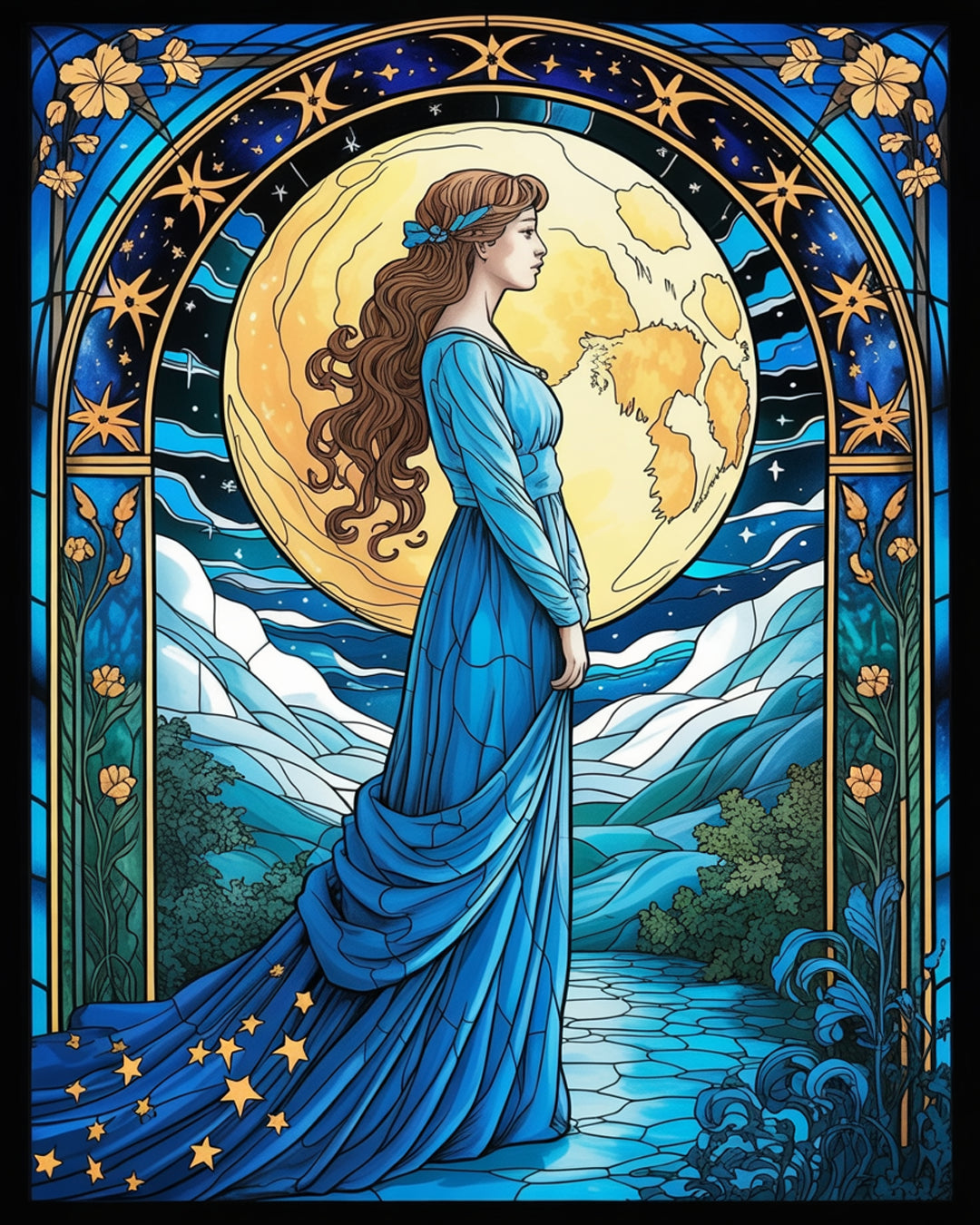 Malen nach Zahlen – Sternzeichen – Jungfrau-6 (4)