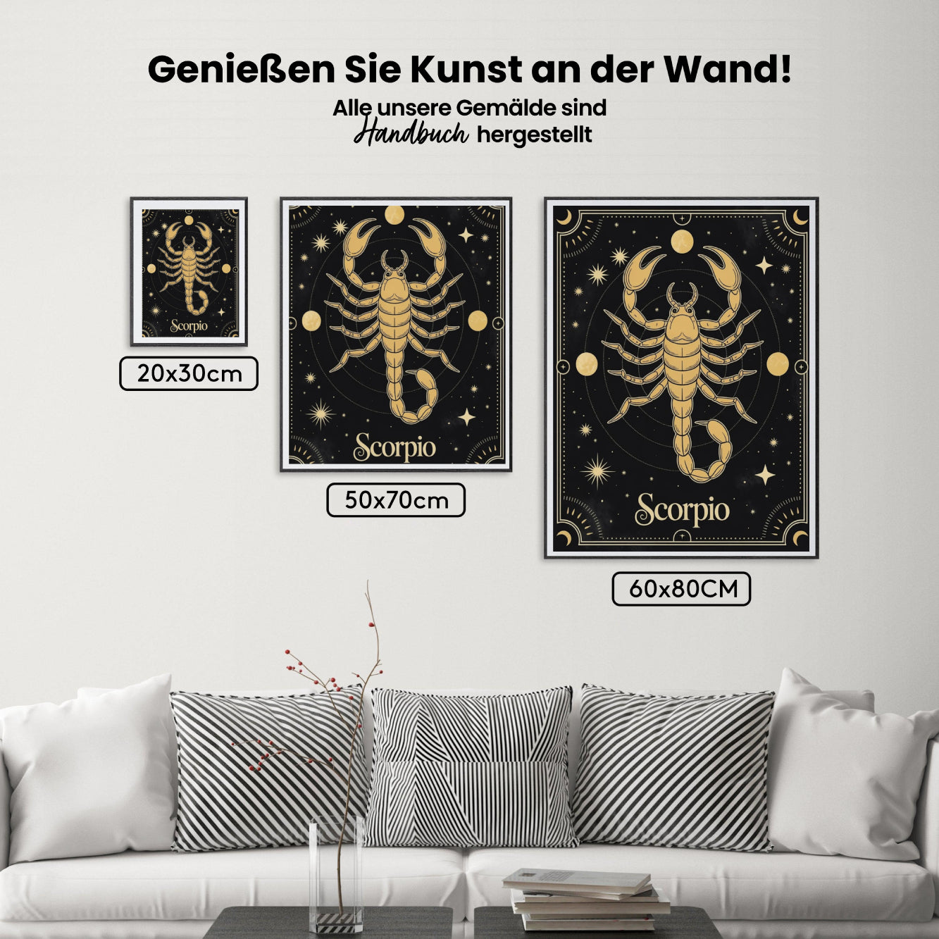 Malen nach Zahlen - Sternzeichen - Skorpion