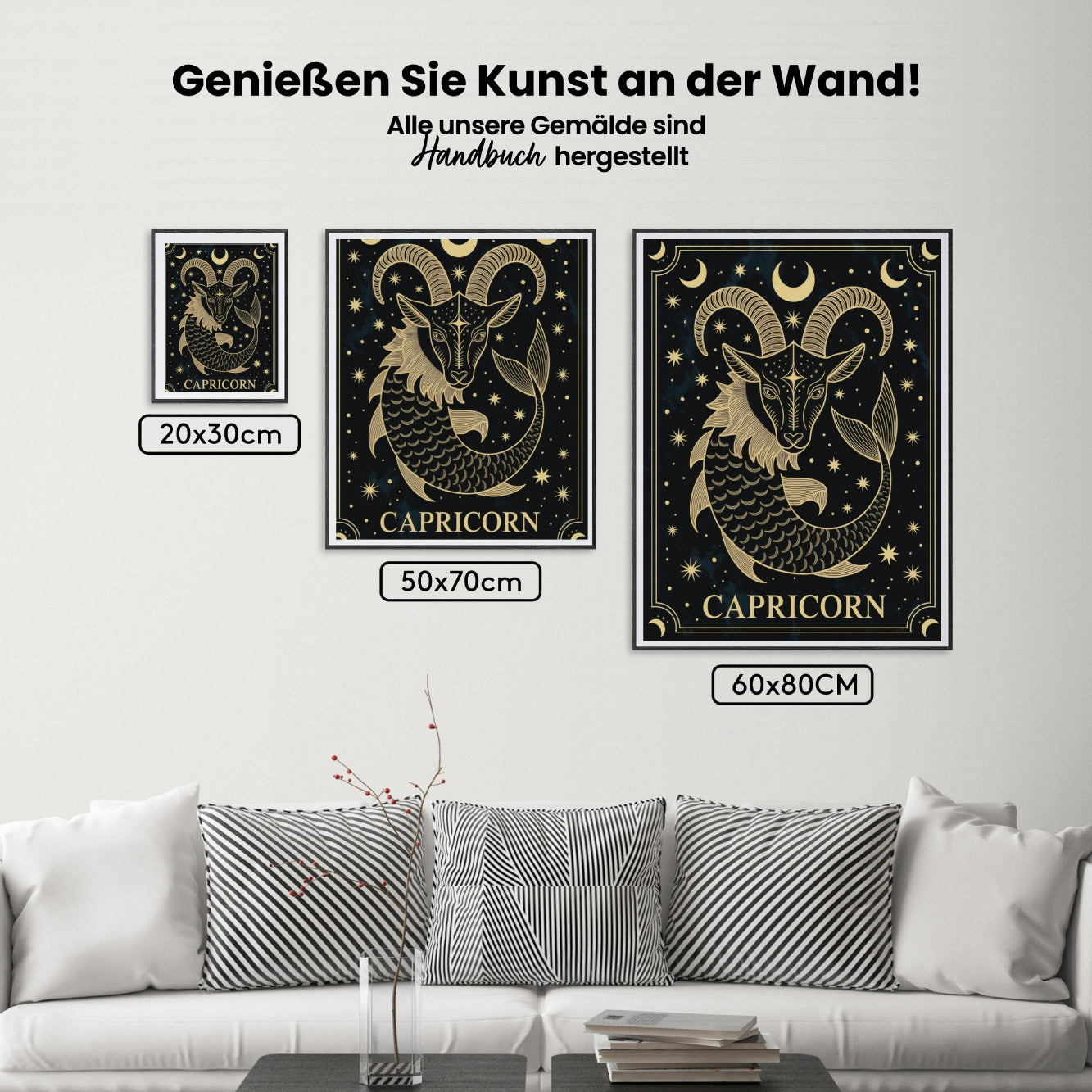 Malen nach Zahlen - Sternzeichen - Steinbock