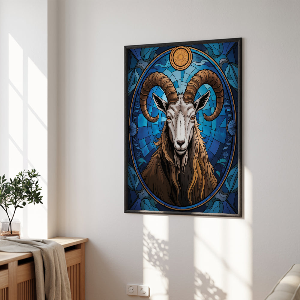 Malen nach Zahlen - Sternzeichen - Steinbock