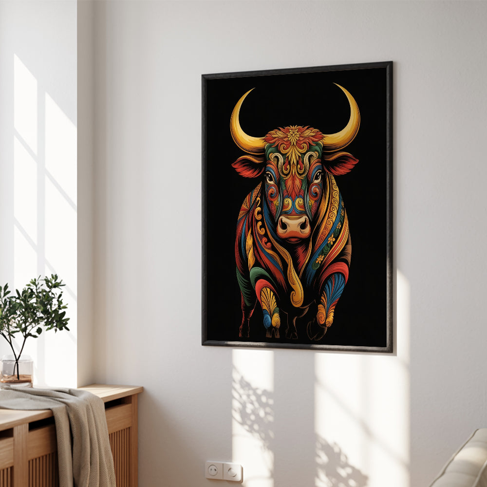 Malen nach Zahlen - Sternzeichen - Stier