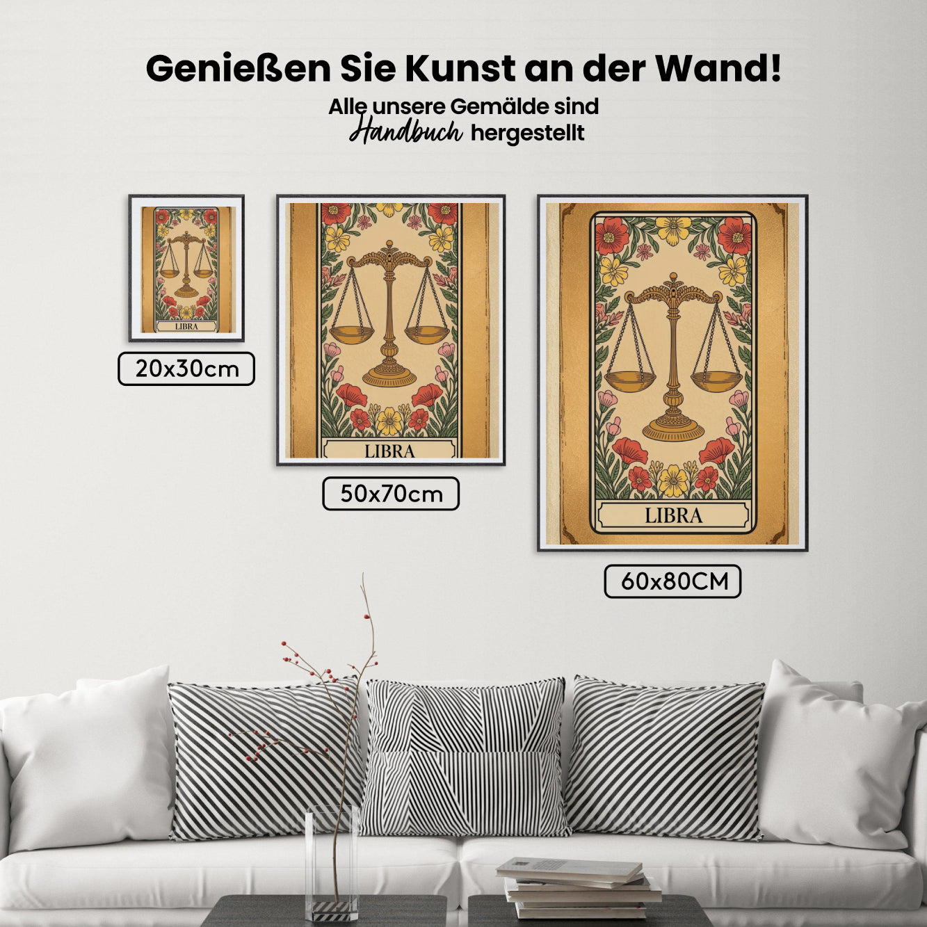 Malen nach Zahlen - Sternzeichen - Waage