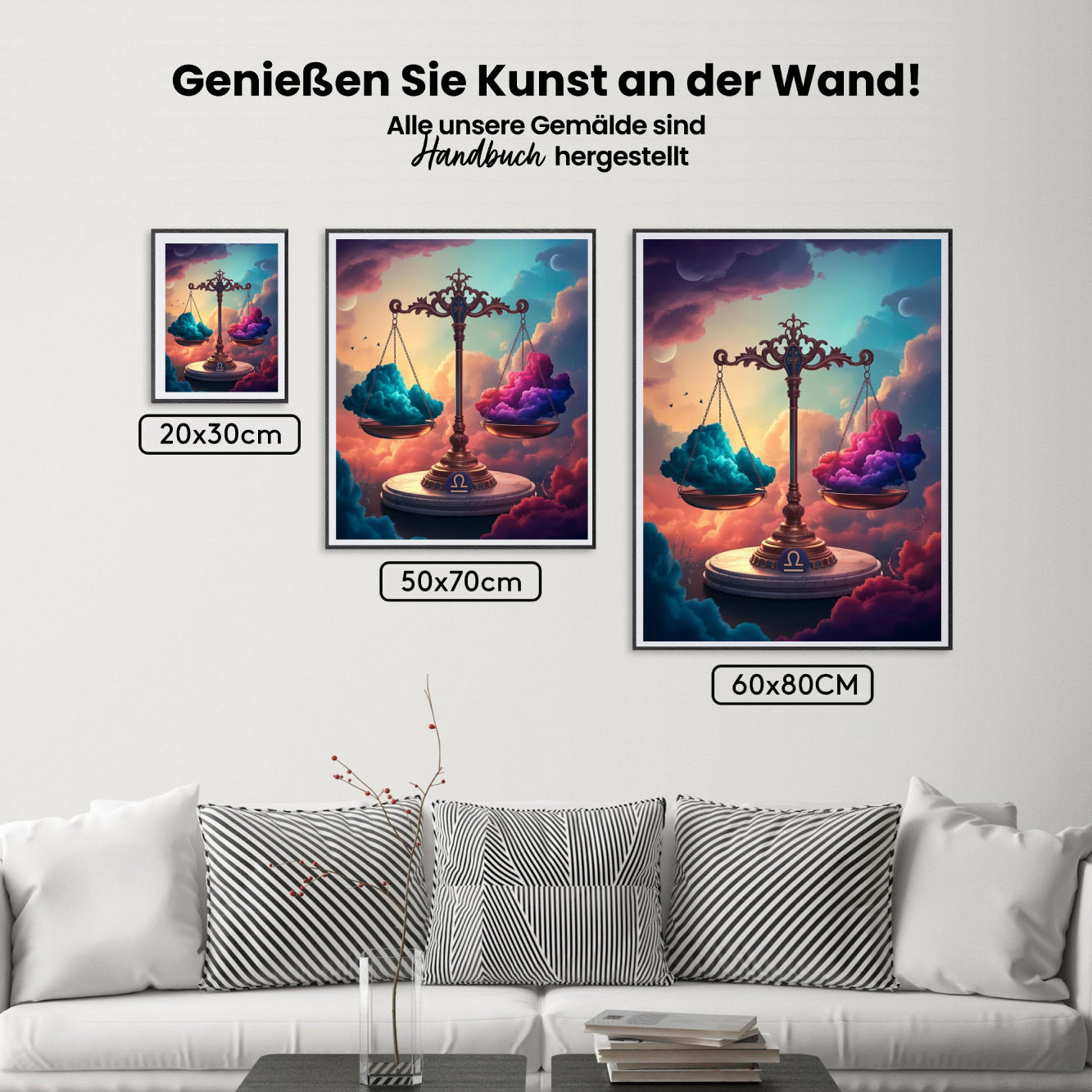 Malen nach Zahlen - Sternzeichen - Waage