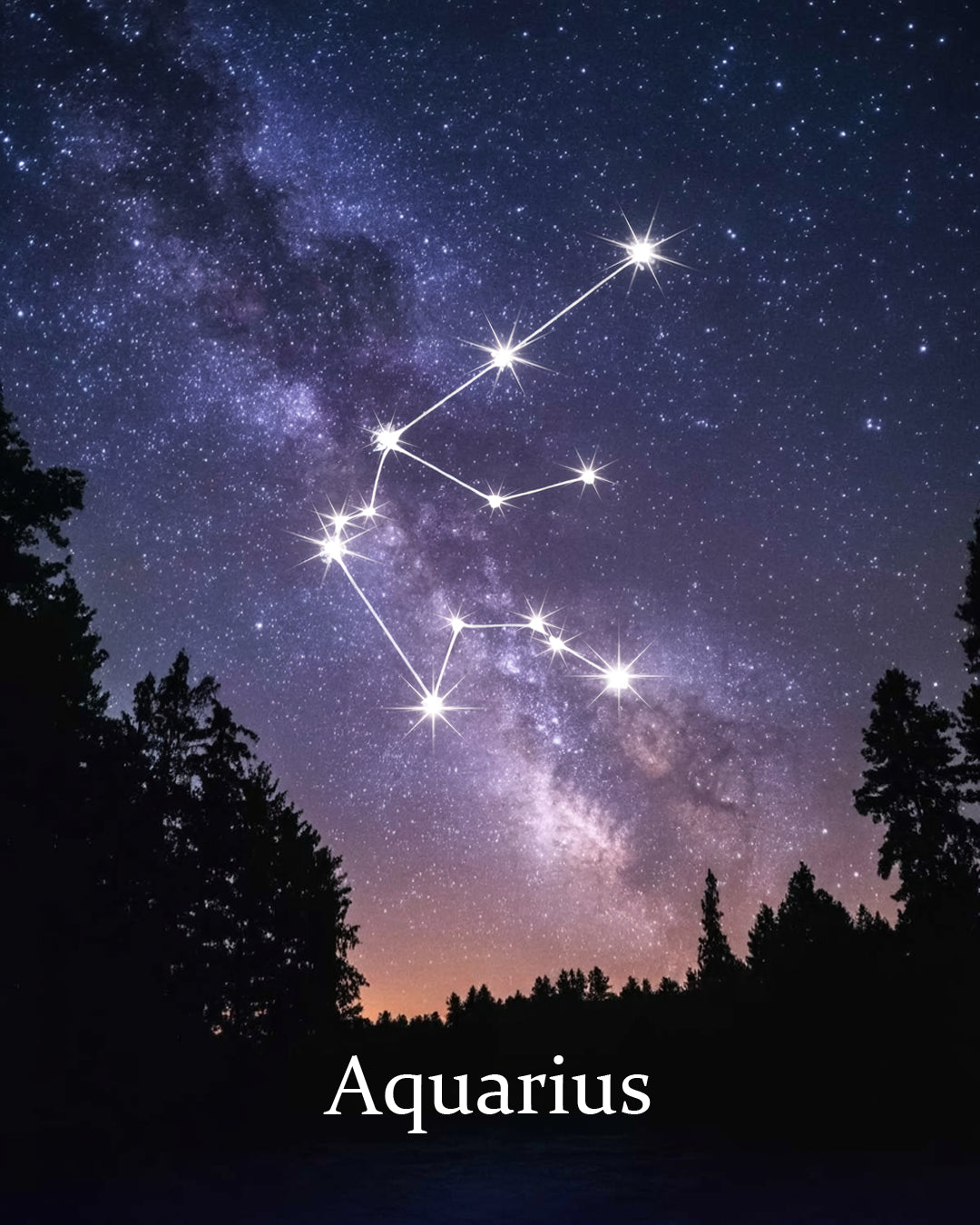 Malen nach Zahlen – Sternzeichen – Wassermann-1 (2)