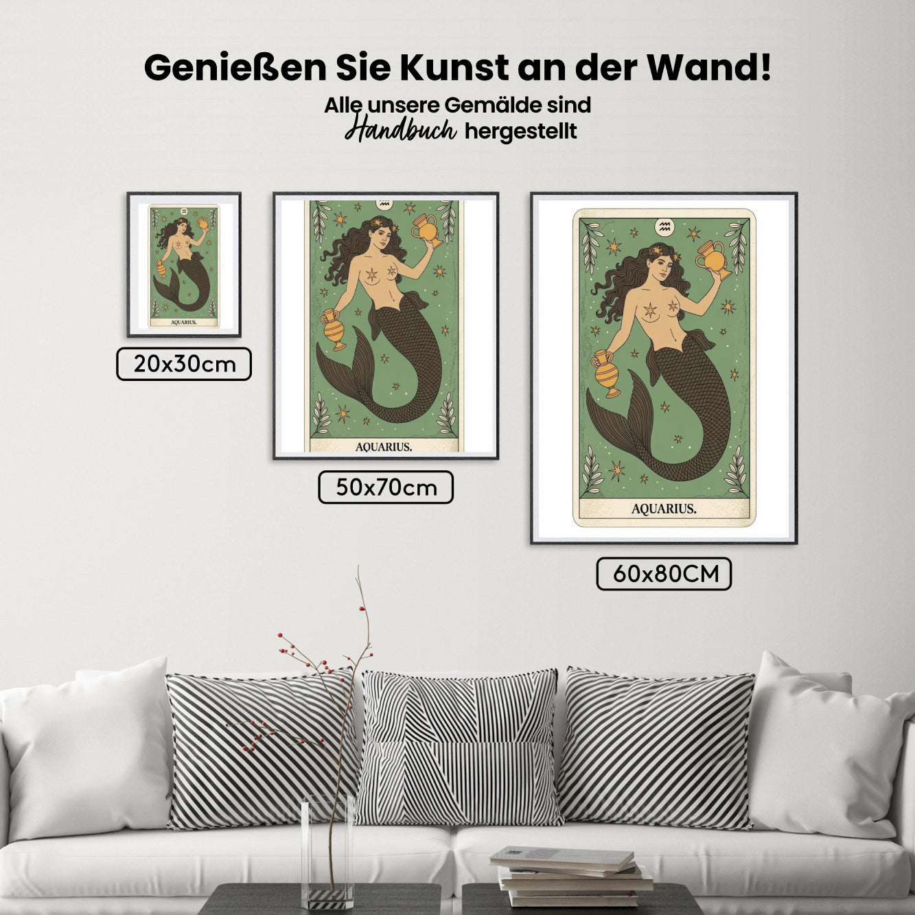 Malen nach Zahlen - Sternzeichen - Wassermann