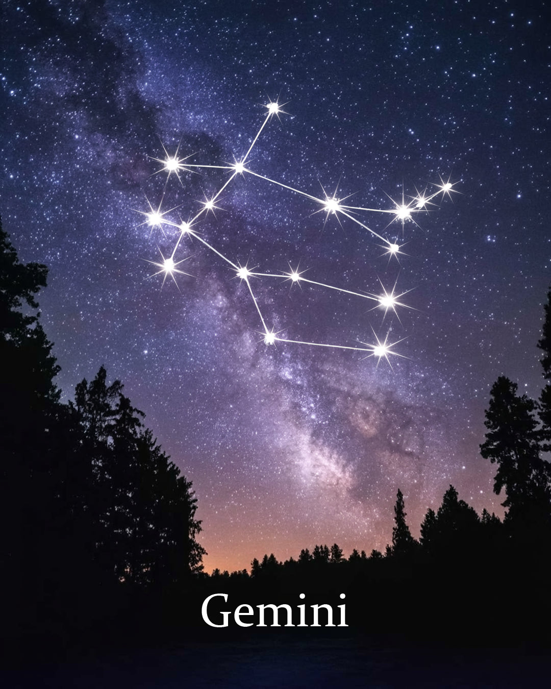 Malen nach Zahlen – Sternzeichen – Zwillinge-2 (2)