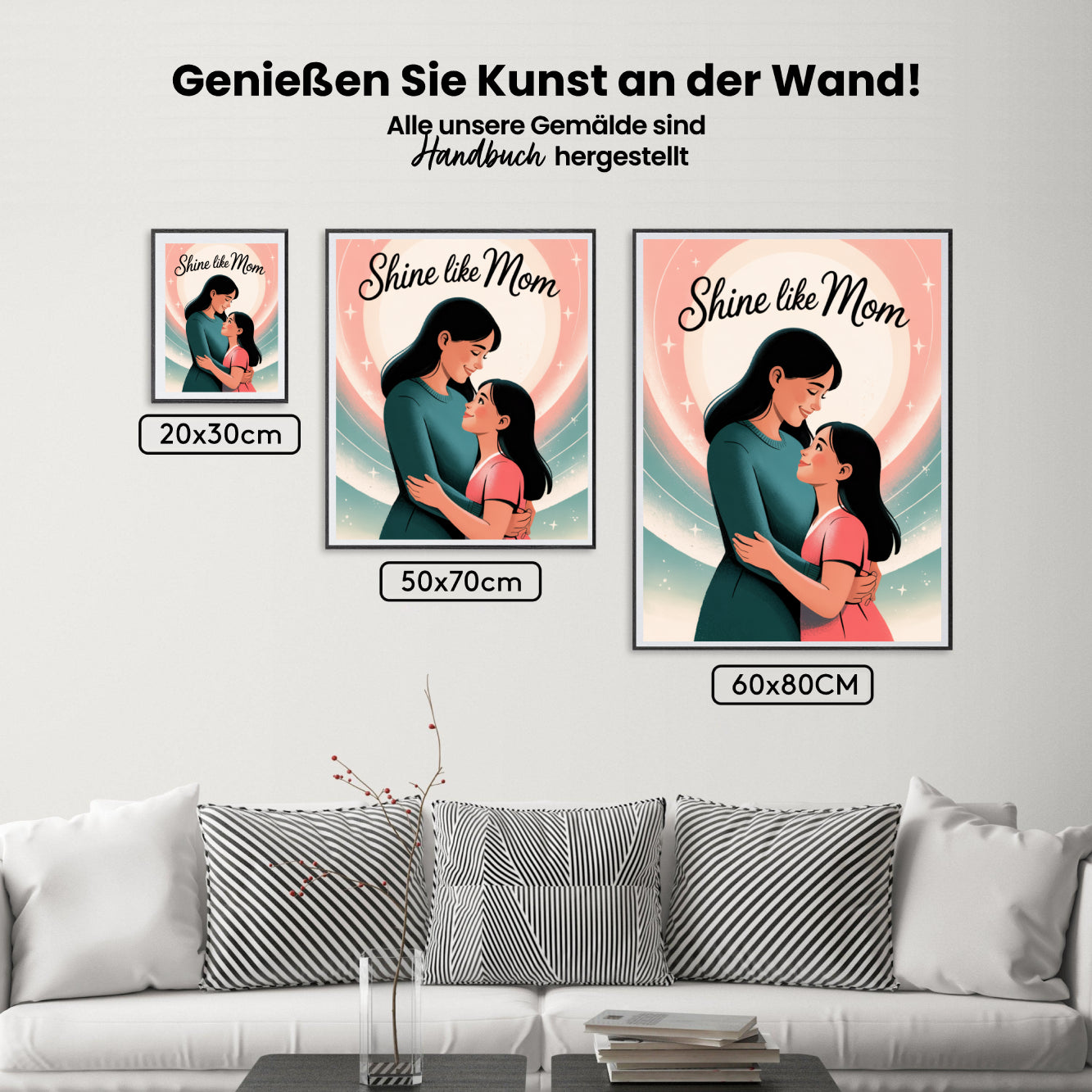 Malen nach Zahlen - Strahle wie Mama