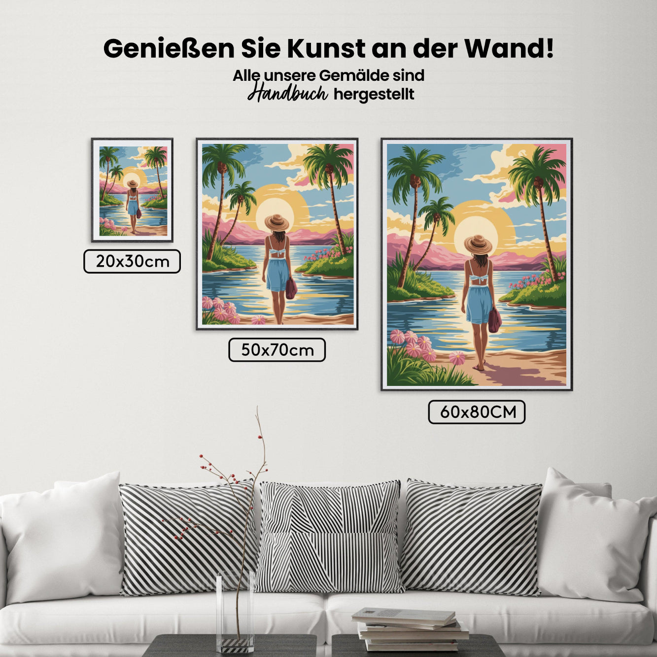 Malen nach Zahlen - Sonnenverwöhnte Oase