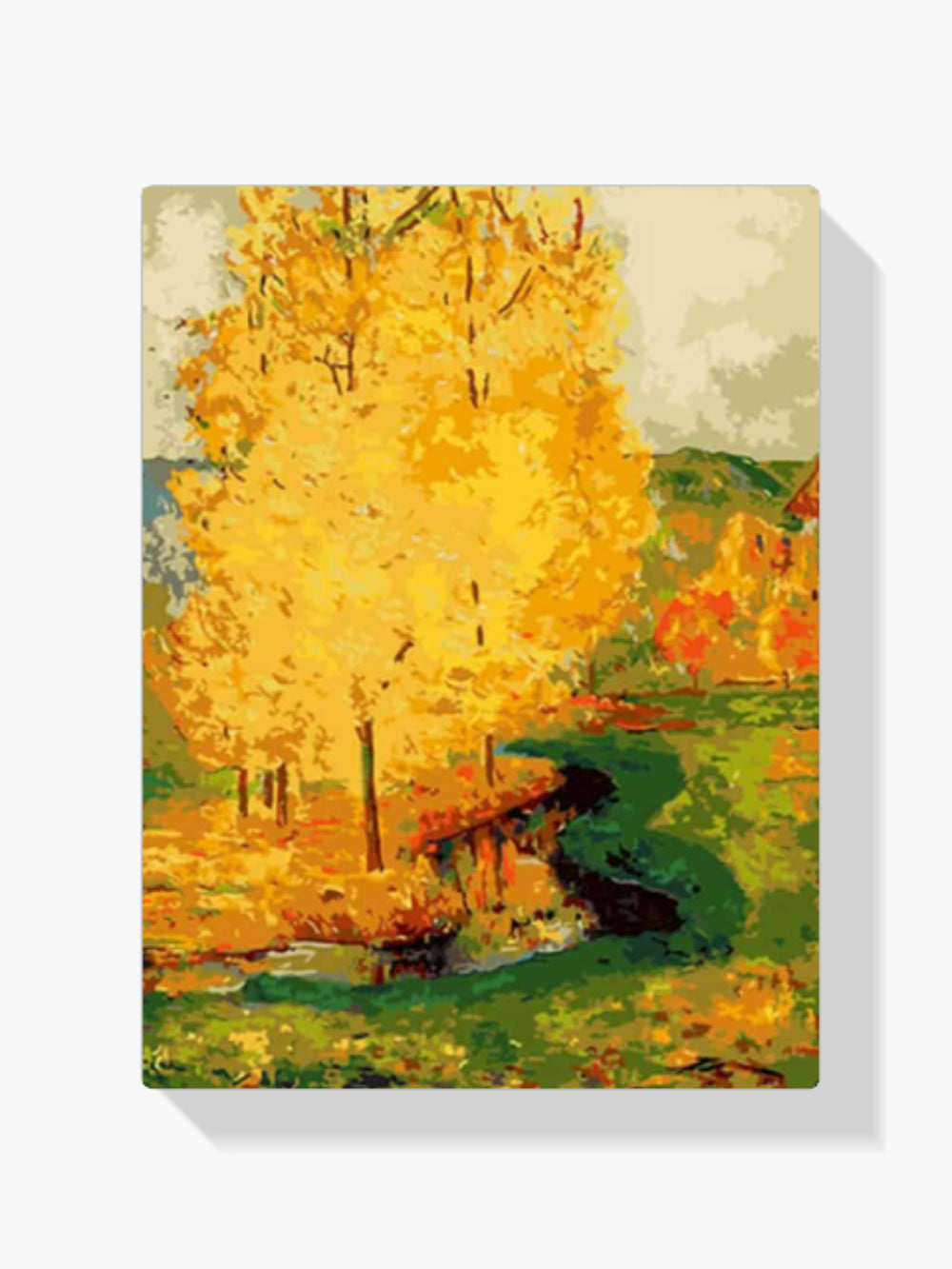 Malen nach Zahlen – Abstrakter Baum Van Gogh