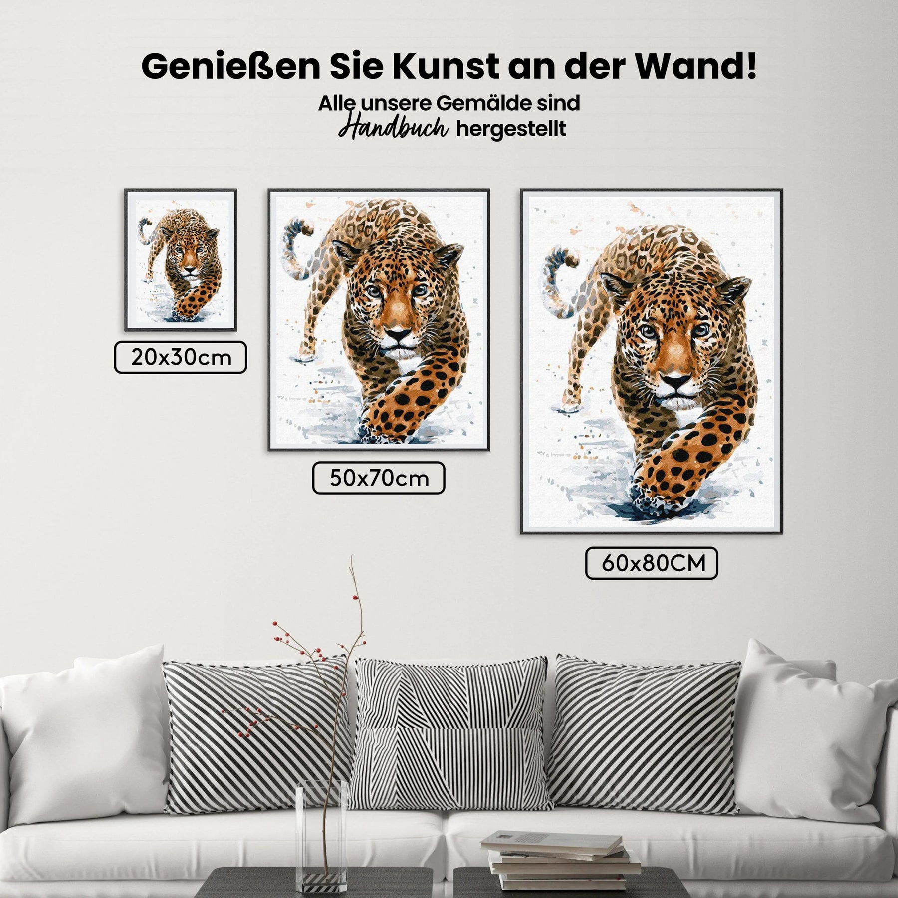 Malen nach Zahlen – Auf der Jagd nach Leoparden