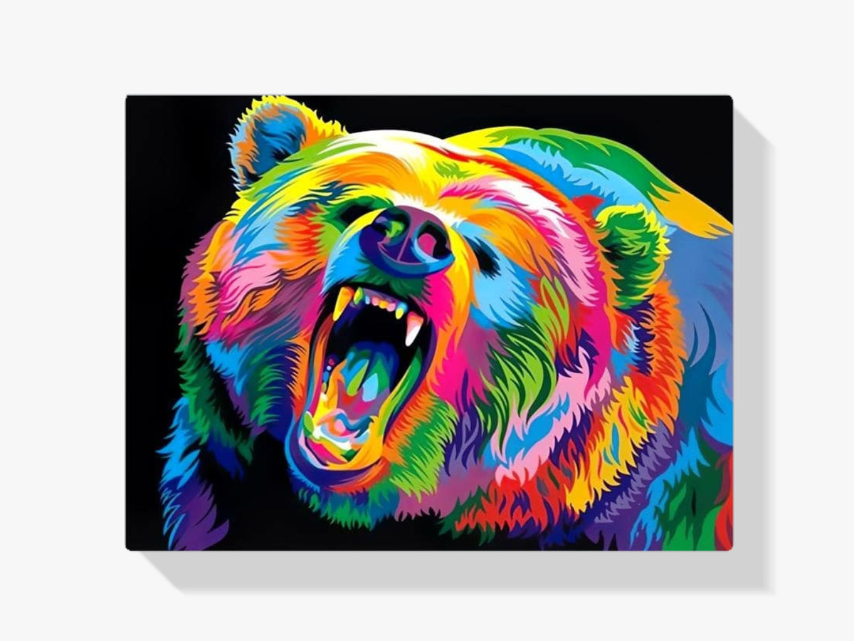 Malen nach Zahlen – Bär