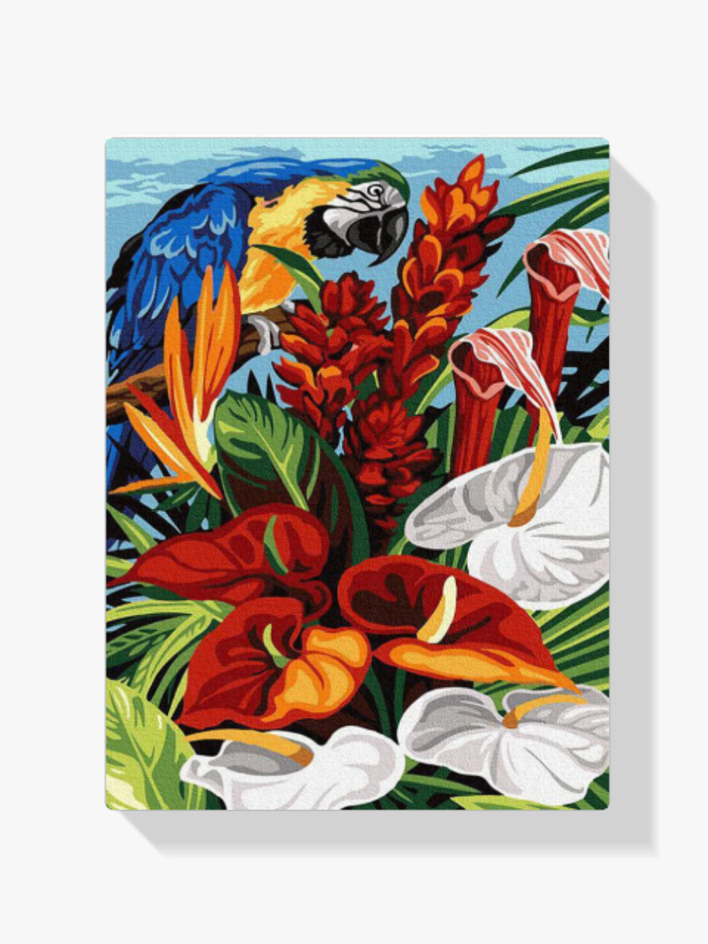 Malen nach Zahlen – Blauara