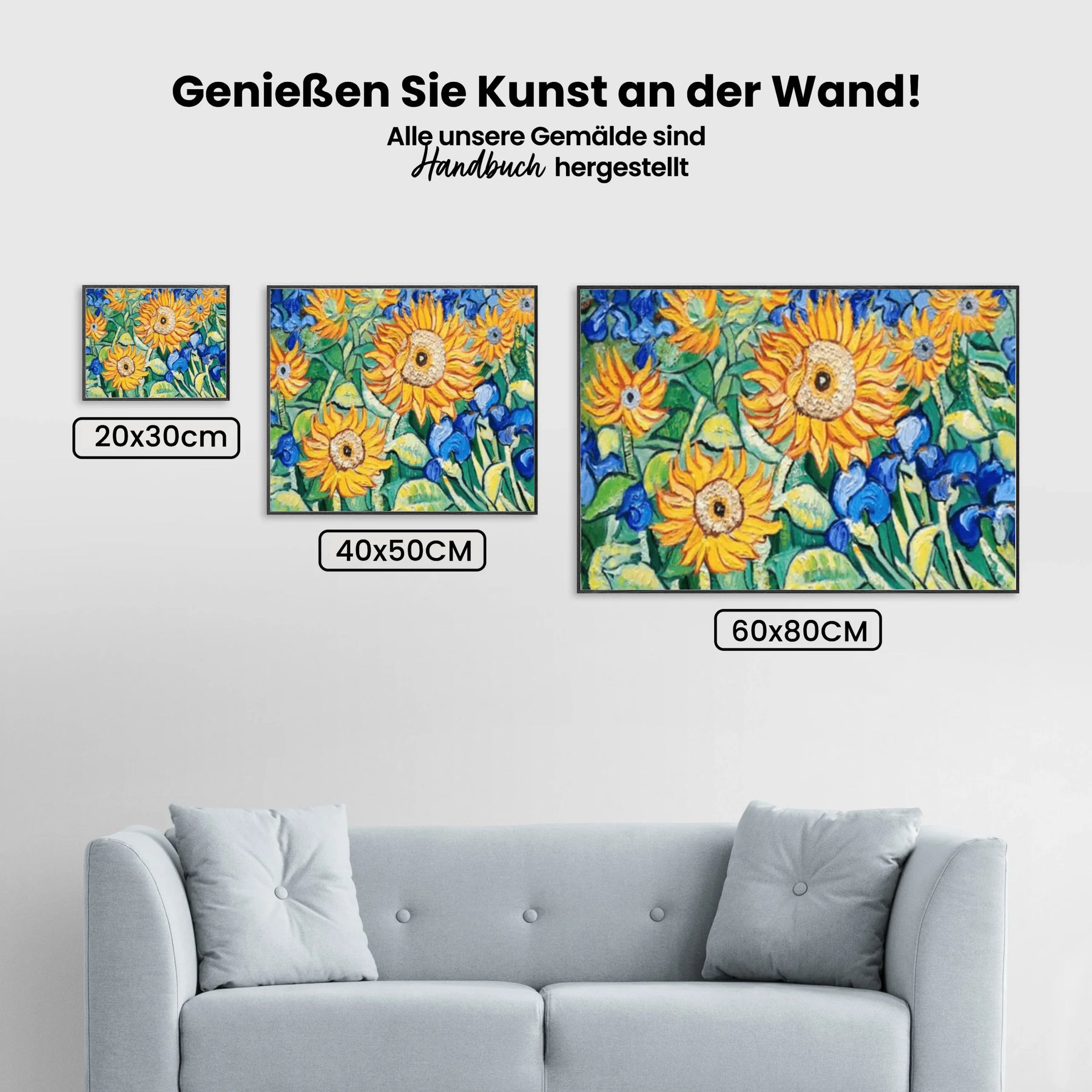 Malen nach Zahlen – Blumen Van Gogh