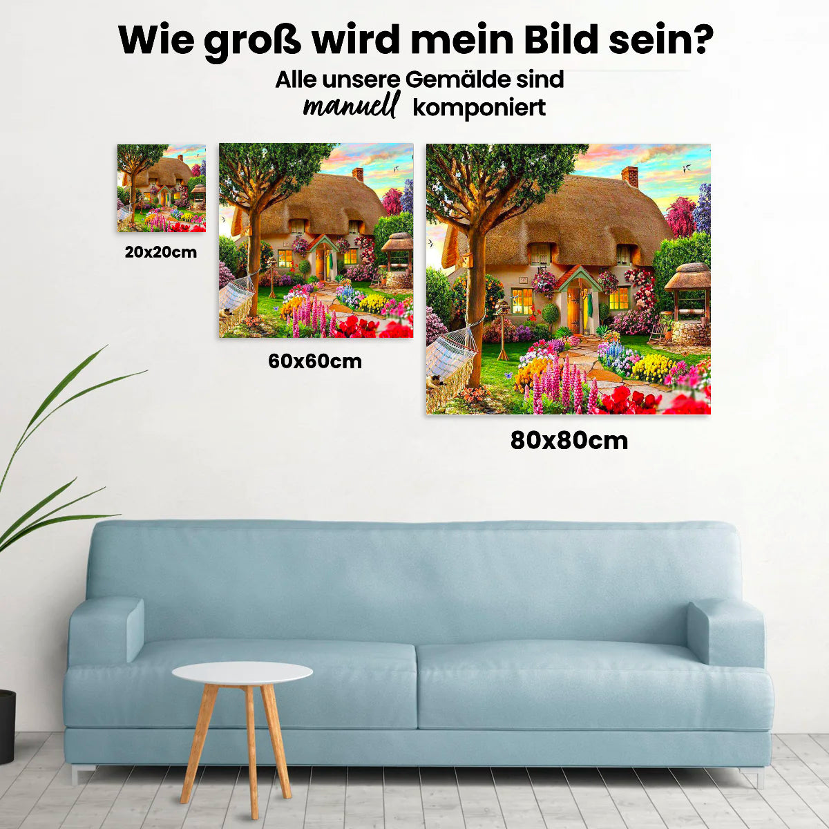 Malen nach Zahlen – Blumengarten