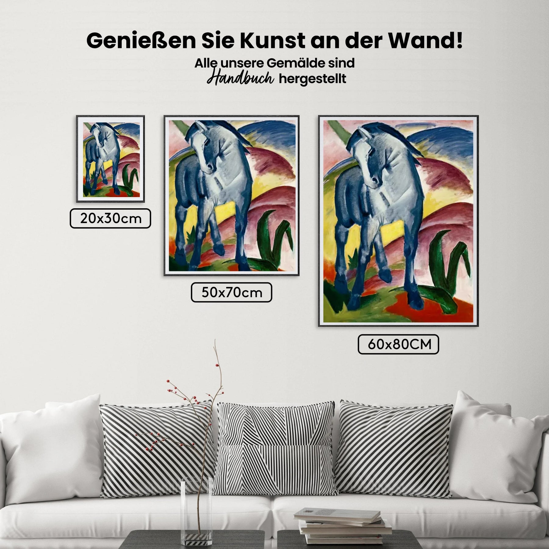 Malen nach Zahlen – Das Blaue Pferd-2