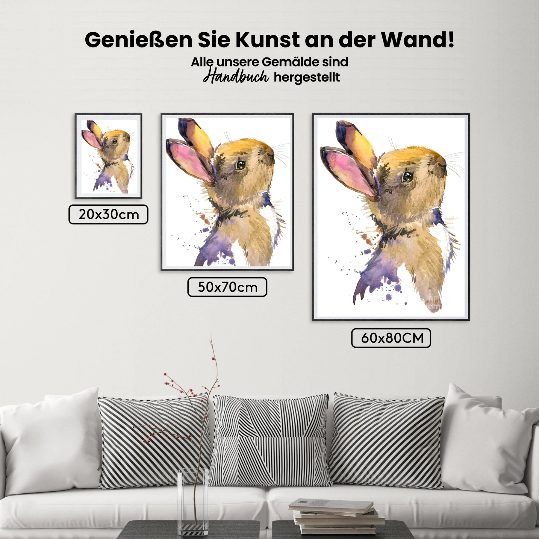 Malen nach Zahlen – Flauschiges Kaninchen