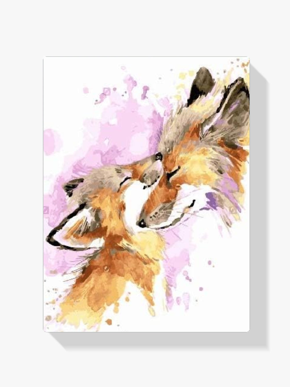 Malen nach Zahlen – Fuchs Mutterliebe