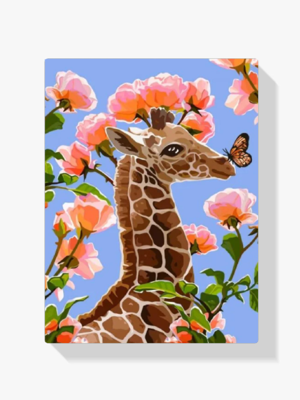 Malen nach Zahlen – Glückliche Giraffe