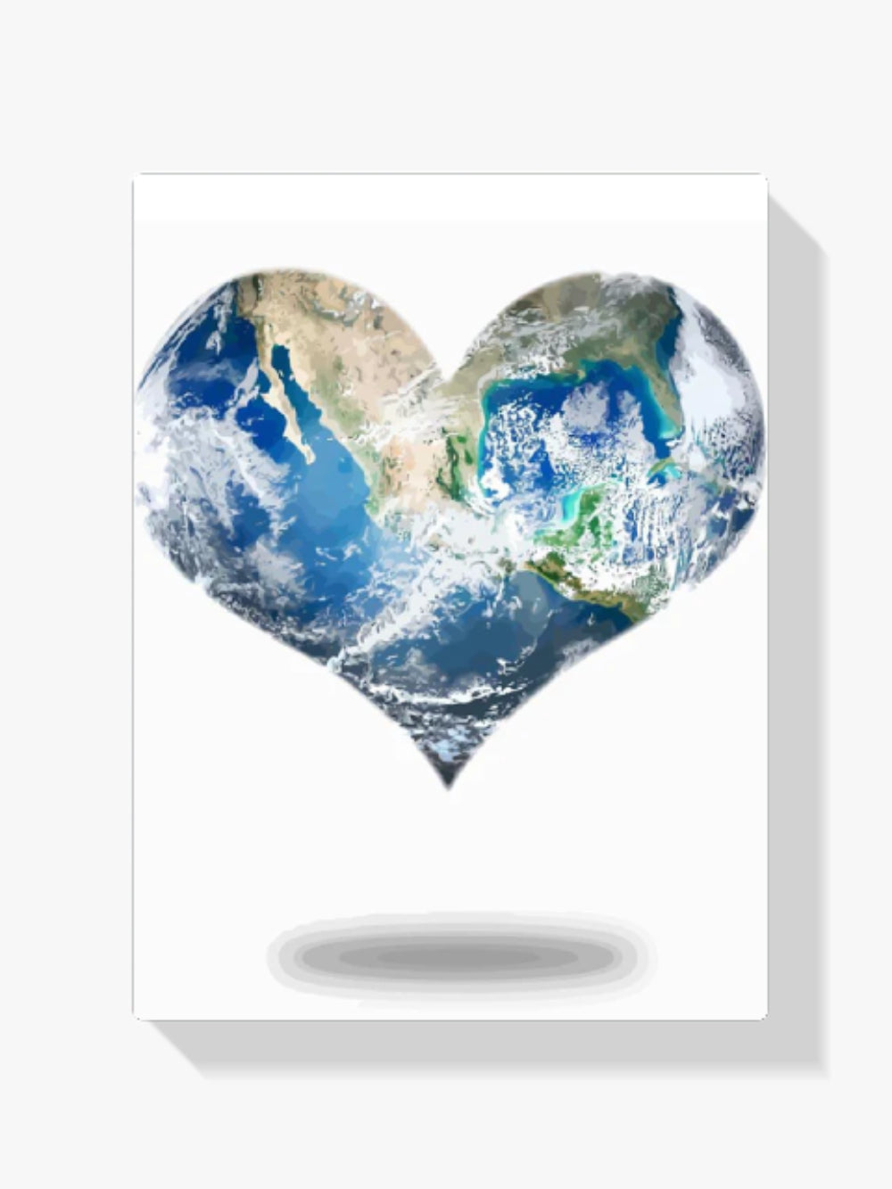 Malen nach Zahlen – Herz Erde