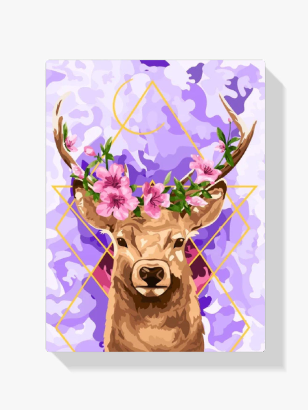 Malen nach Zahlen – Hirsch-Geometrie