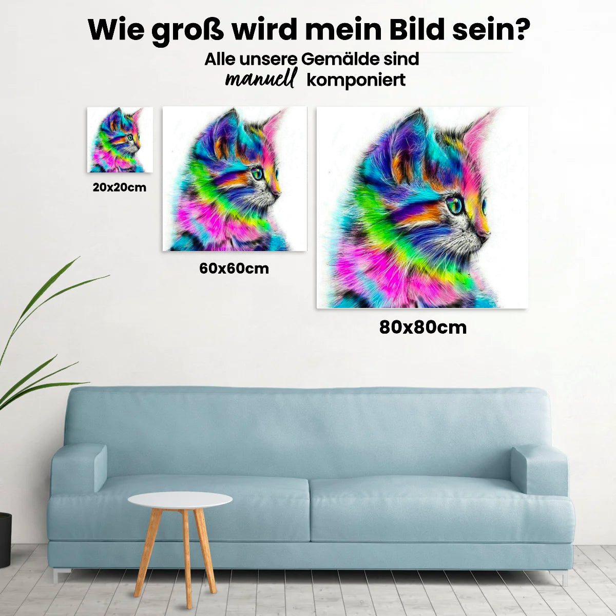 Malen nach Zahlen – Kätzchen