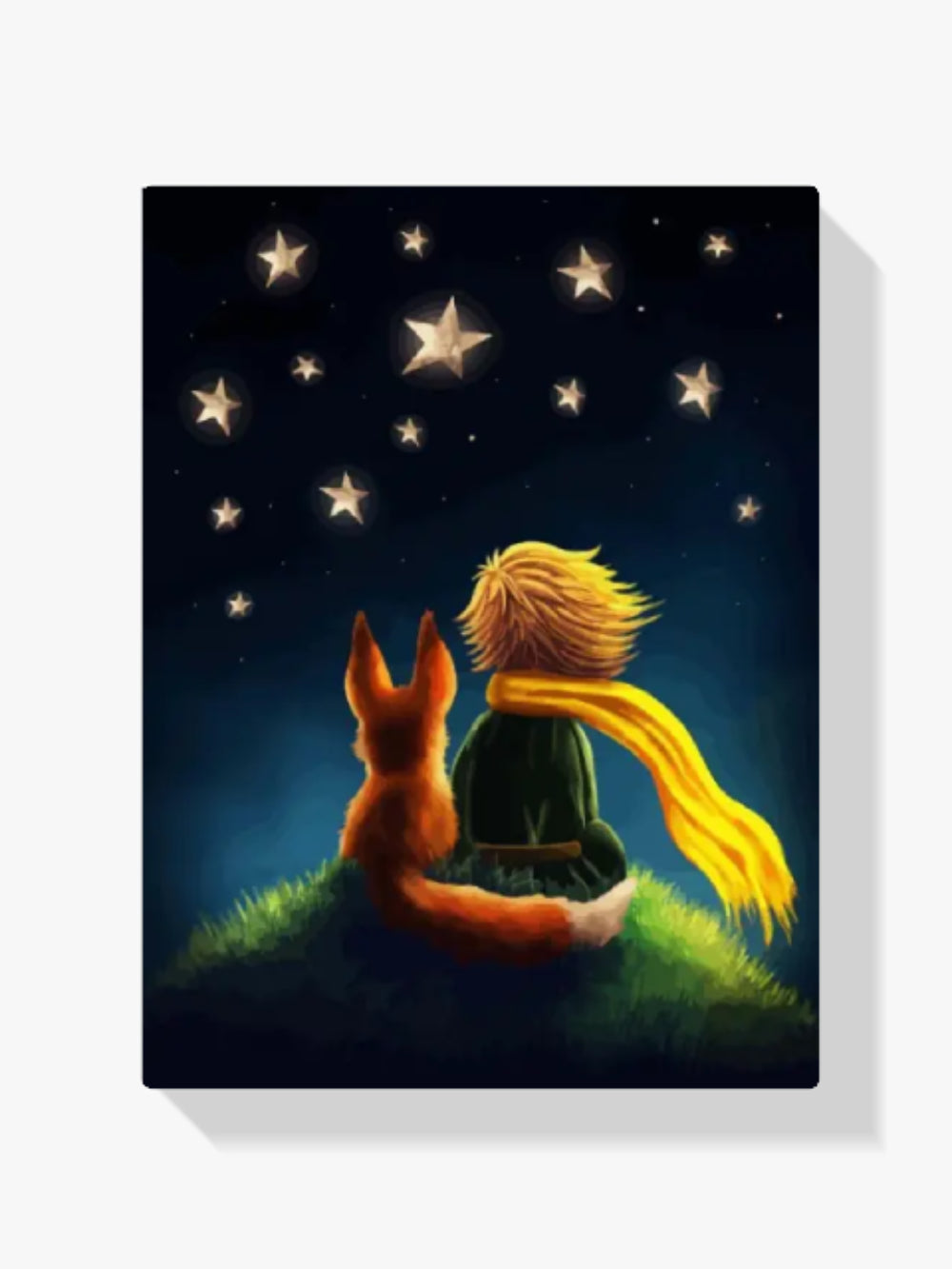 Malen nach Zahlen – Kleiner Junge und Fuchs