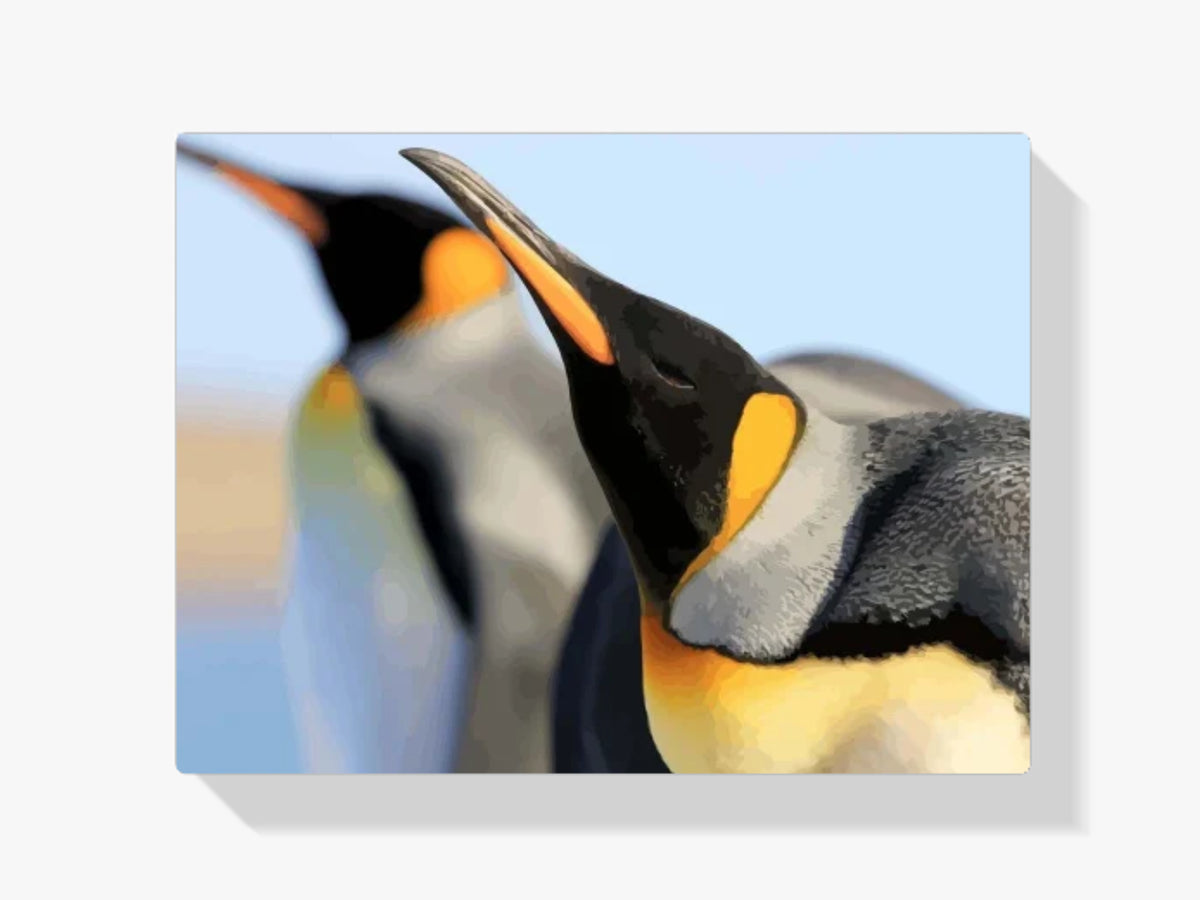 Malen nach Zahlen – Königspinguine