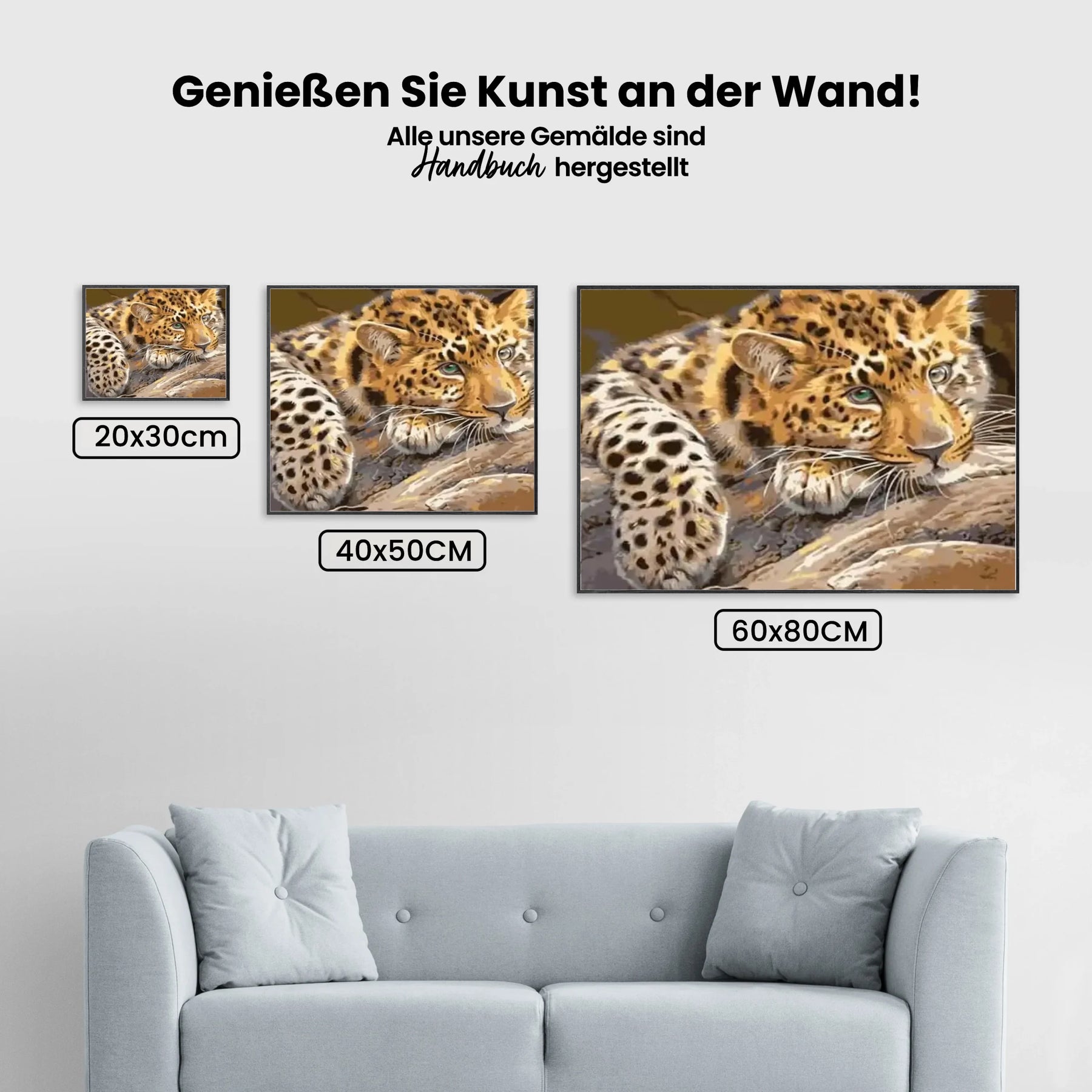 Malen nach Zahlen – Leopard