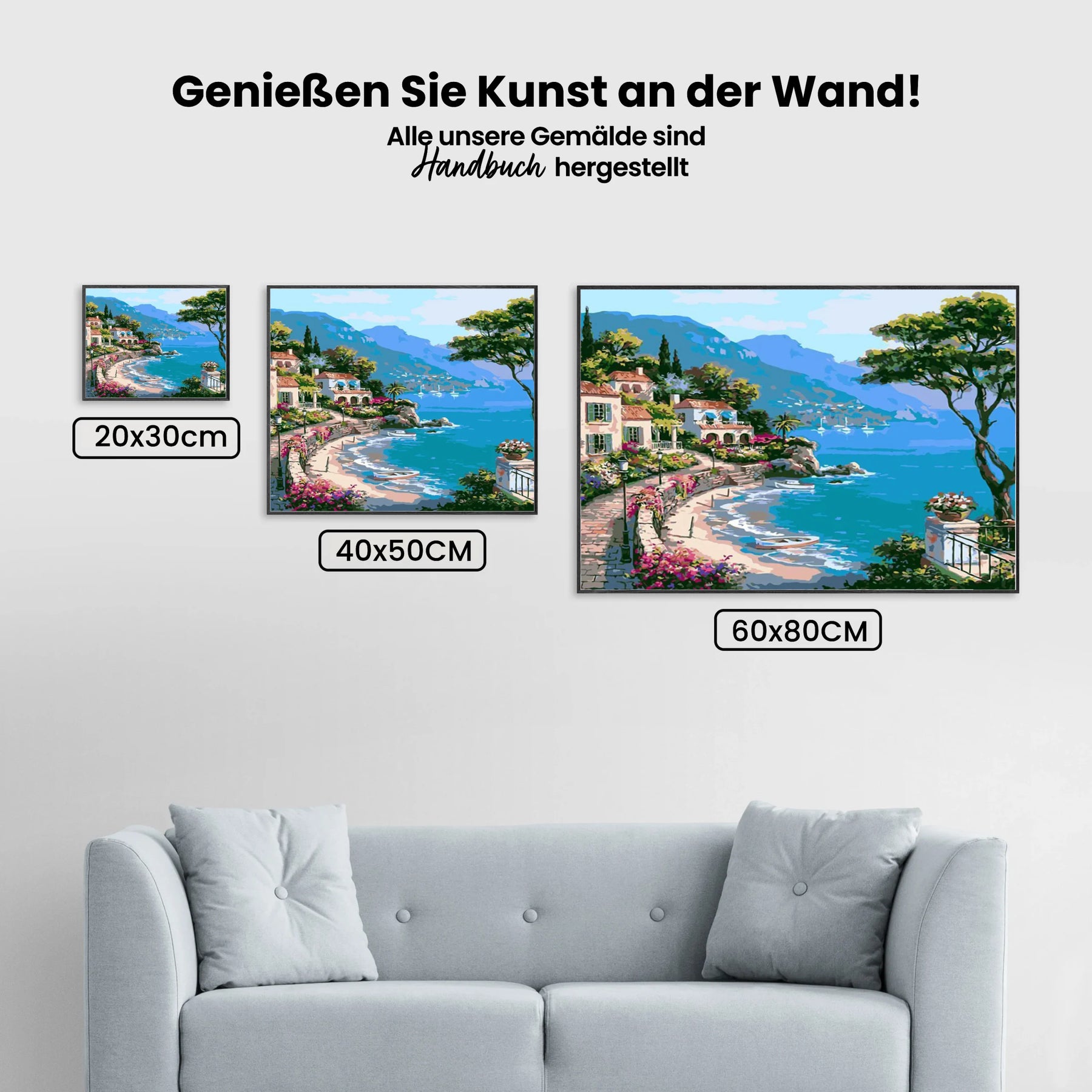 Malen nach Zahlen – Mittelmeer
