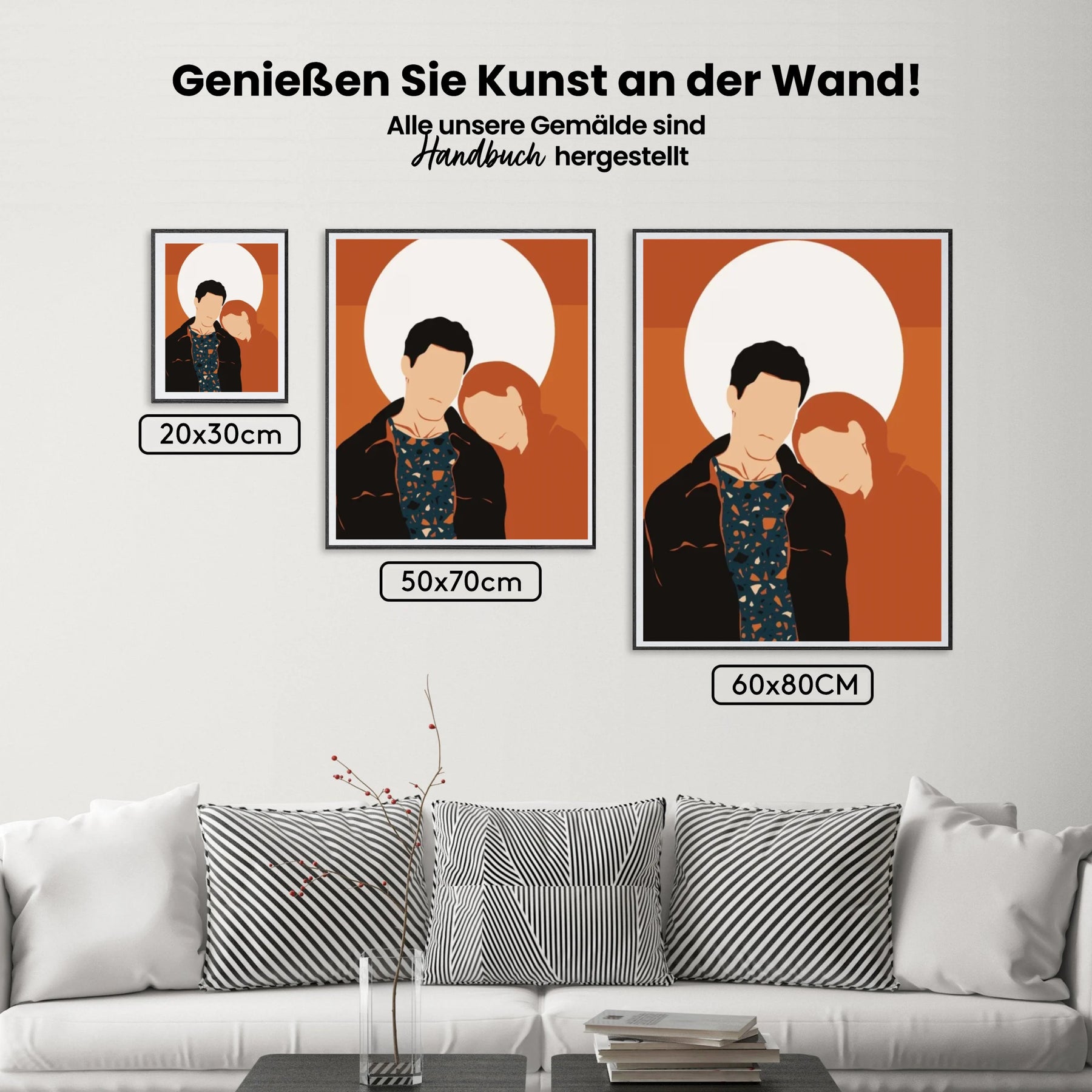 Malen nach Zahlen – Personen Illustrationen 8